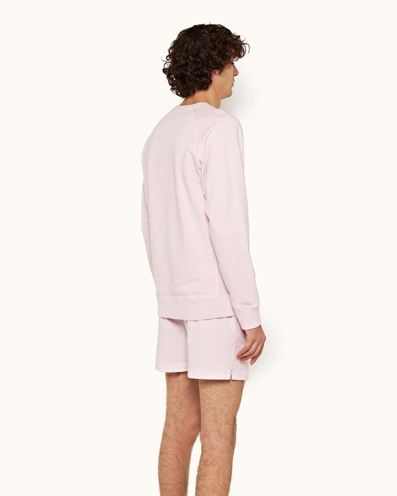 Conch Pink Mid-Length Cotton Twill Shorts | Conch Pink