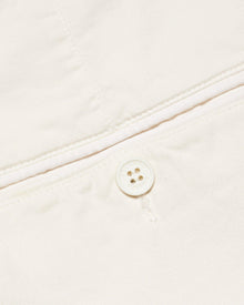 Bulldog Cotton Twill White Sand Mid-Length Cotton Twill Shorts | White Sand