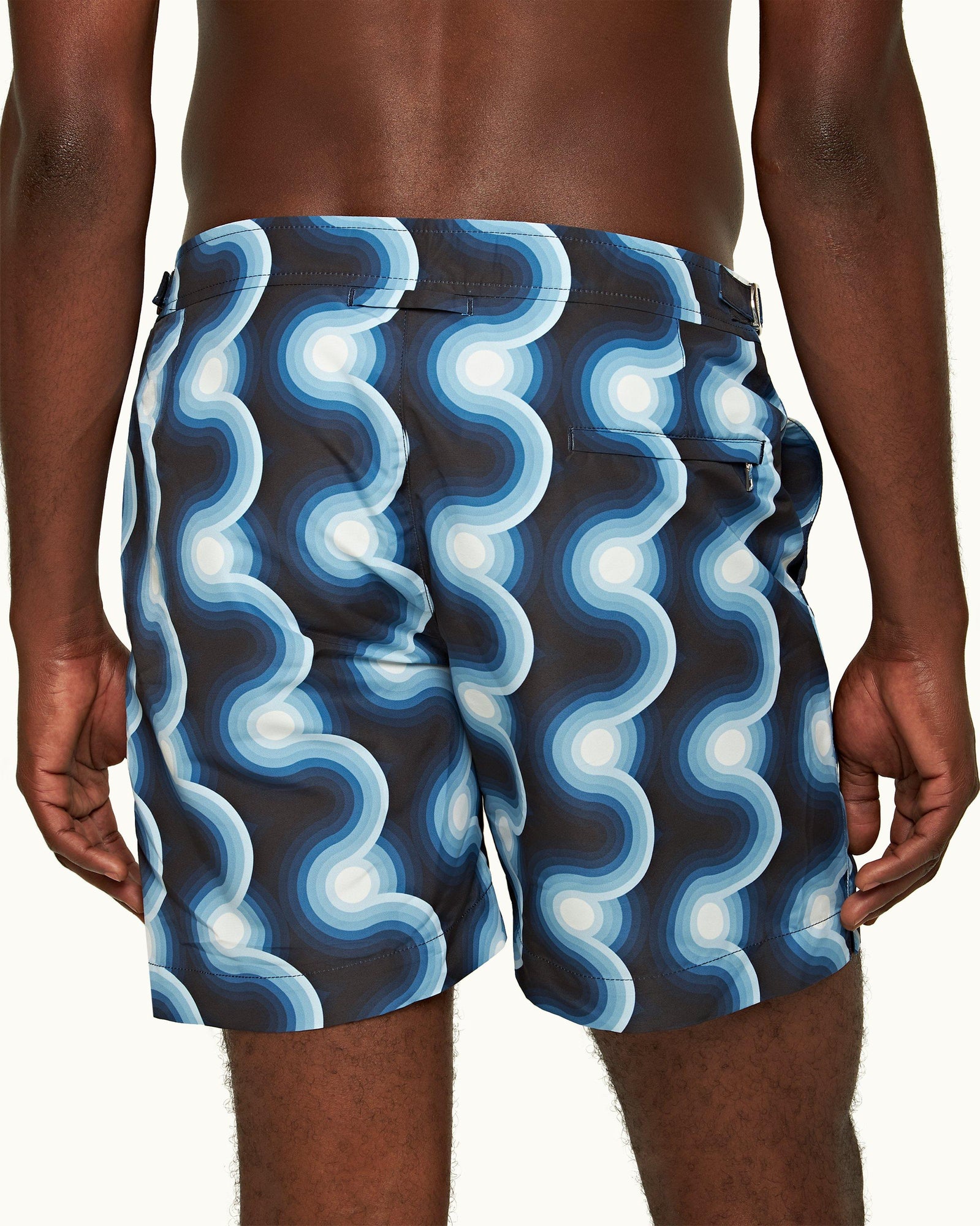 Midnight Navy Mid-Length Swim Shorts | Midnight Navy