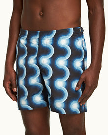 Midnight Navy Mid-Length Swim Shorts | Midnight Navy