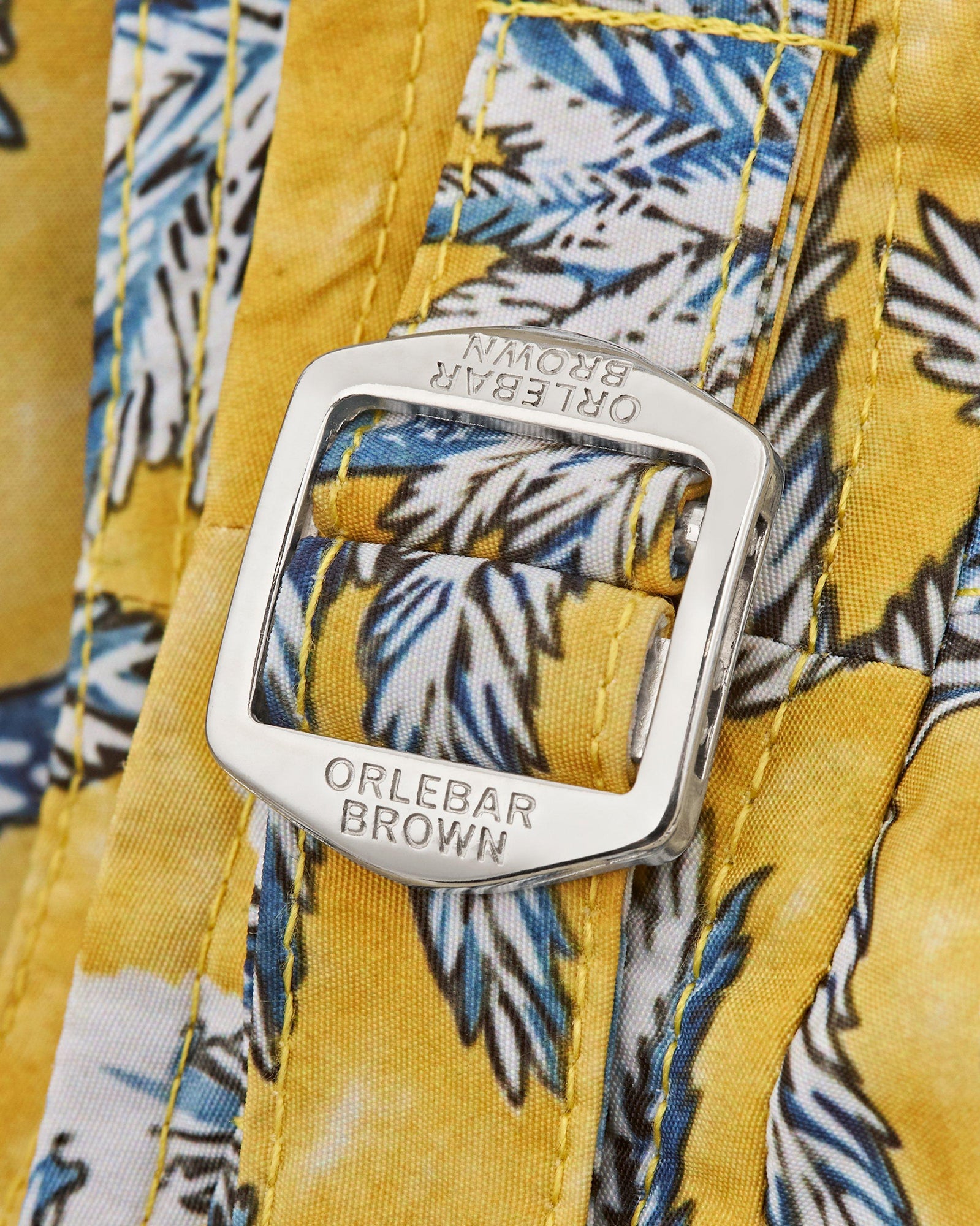 Bulldog Toucan Palm Border Mid-Length Swim Shorts | Toucan