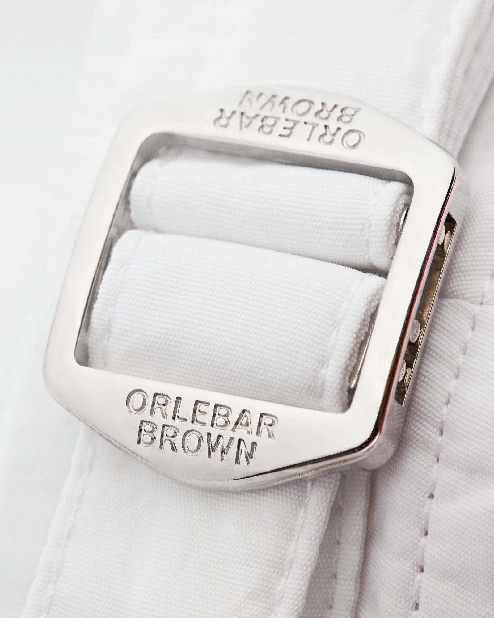 Bulldog White Panel Mid-Length Swim Shorts | White