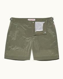 Parachute Green Ripstop Mid-Length Swim Shorts | Parachute Green