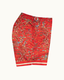 Vermillion Solo Fantasy Mid-Length Swim Shorts | Vermillion
