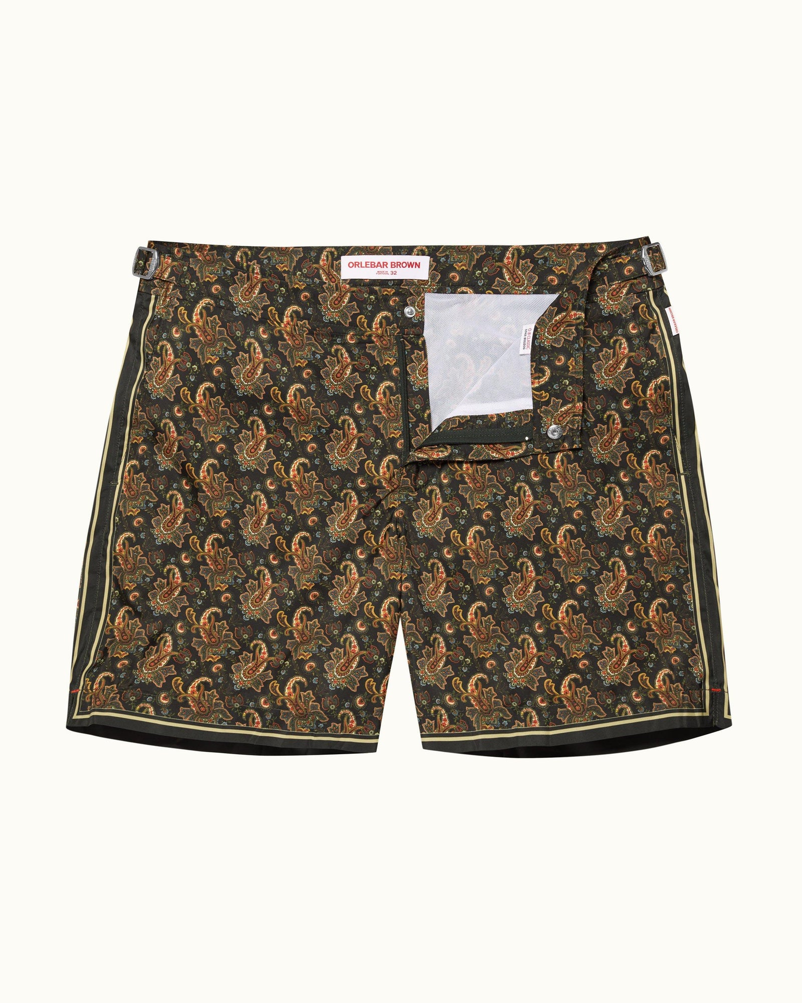 Palm Sunny Paisley Mid-Length Swim Shorts | Palm