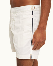Bulldog Sea Mist Tape Insert Mid-Length Swim Shorts | Sea Mist