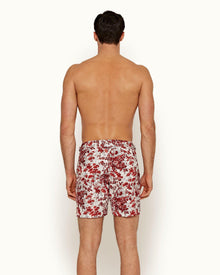 Bulldog Rose/Vintage Rose Vintage Garden Mid-Length Swim Shorts | Rose/Vintage Rose