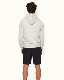 Cinder Classic Fit Mix Texture Hooded Sweatshirt | Cinder