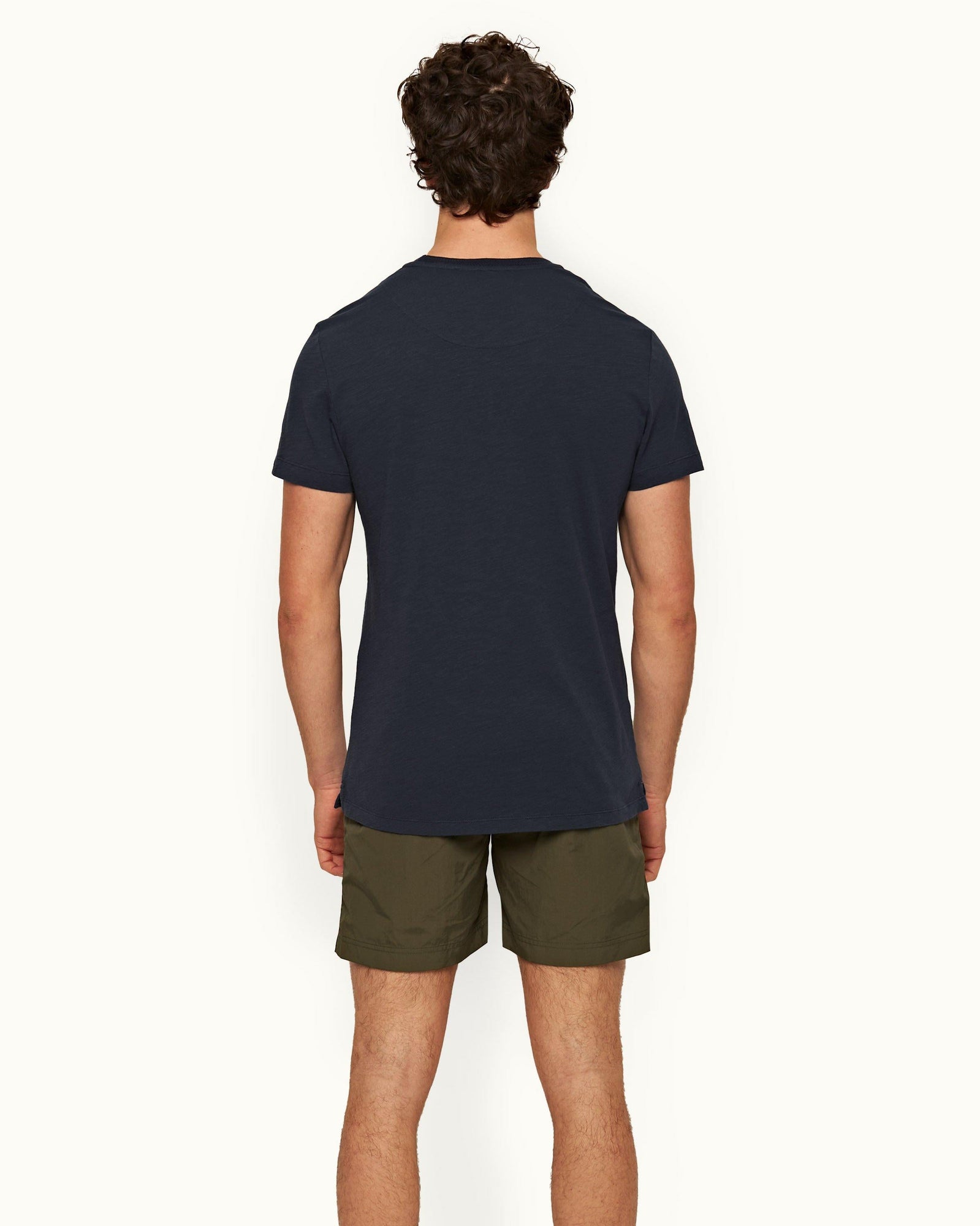 Ob Classic Tee Lagoon Blue Classic Fit Crewneck Garment Dye Cotton T-shirt | Lagoon Blue