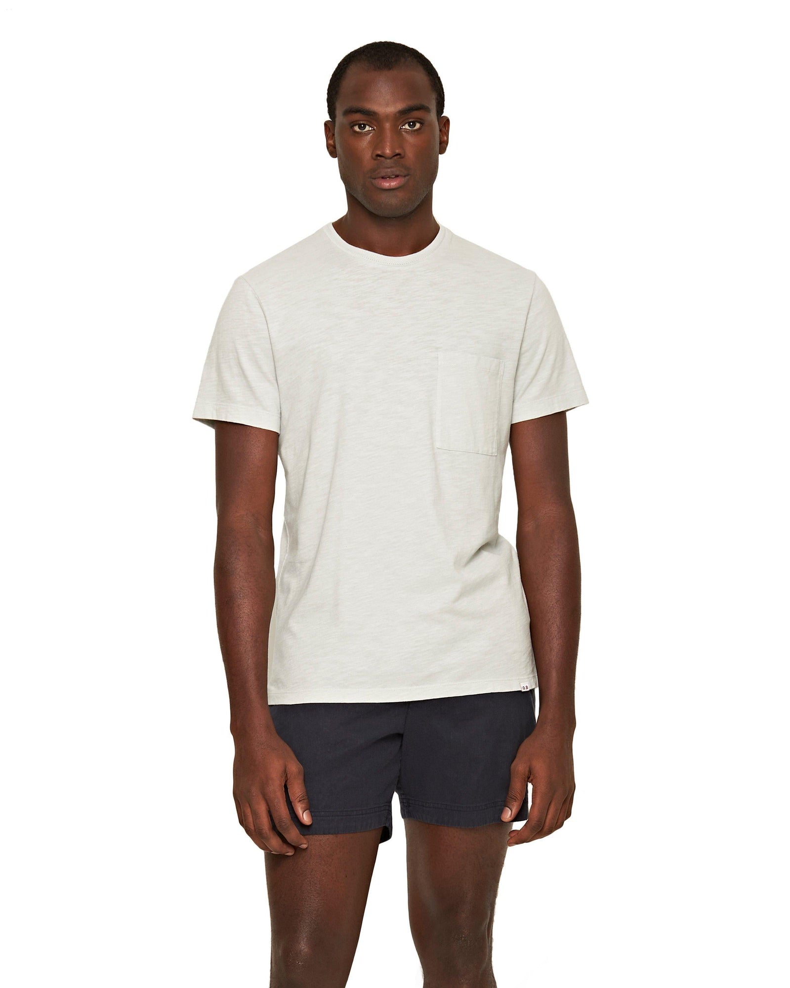 Ob Classic Tee Classic Fit Garment Dye Organic Cotton T-shirt In White Jade | White Jade