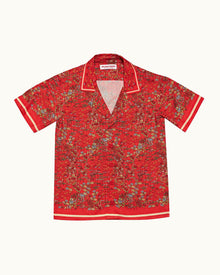 Kids | Vermillion Pedro Solo Fantasy Capri Collar Shirt | Vermillion