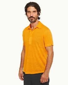 Beacon Tailored Fit Linen Polo Shirt | Beacon