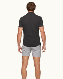 Piranha Grey Tailored Fit Cotton Polo Shirt | Piranha Grey