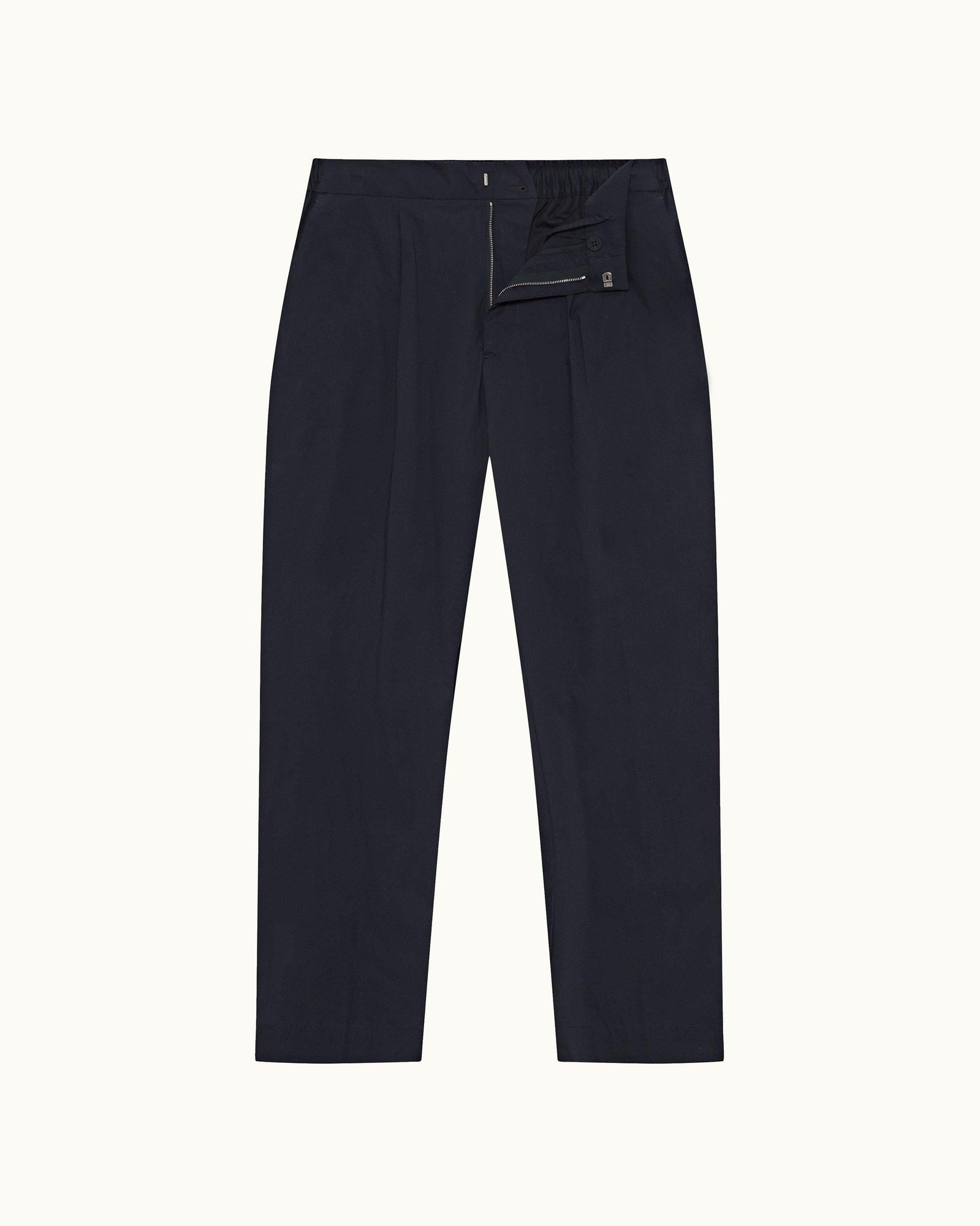 Night Iris Tailored Fit Stretch-Cotton Trousers | Night Iris