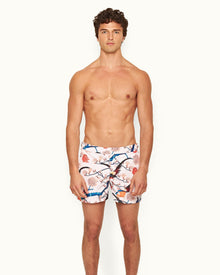 Setter Rose Flight Of Fantasy Shorter-Length Swim Shorts | Rose