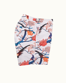 Setter Rose Flight Of Fantasy Shorter-Length Swim Shorts | Rose