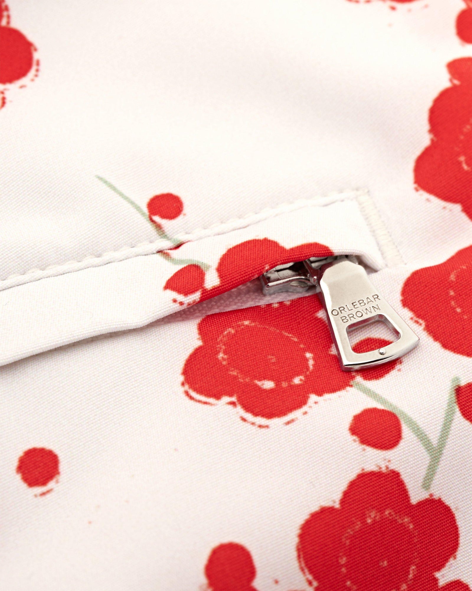 Setter Blossom Print Shorter-Length Swim Shorts In Red Plum Colour | Red