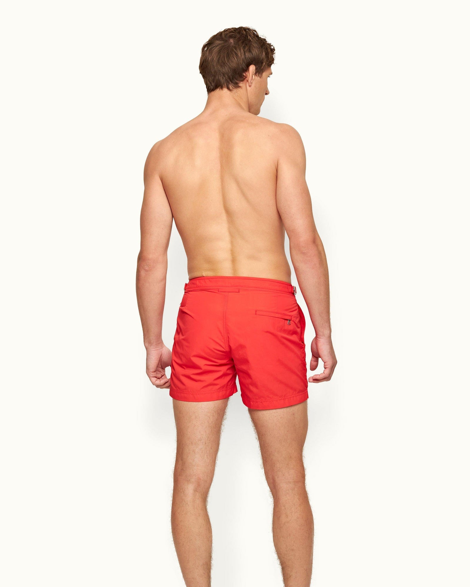 Setter Rescue Red Shorter-Length Swim Shorts | Rescue Red