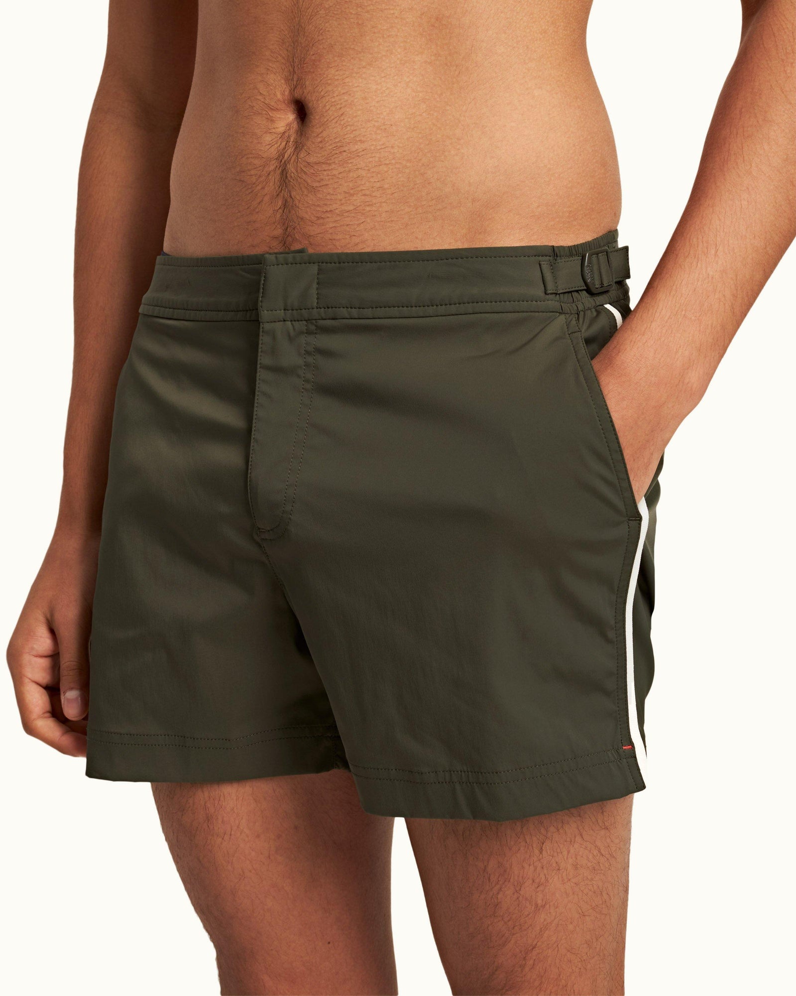 Setter Stretch Palm Shorter-Length Stretch Swim Shorts | Palm
