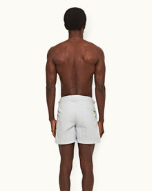 Setter Serenity Blue Tape Insert Shorter-Length Swim Shorts | Serenity Blue