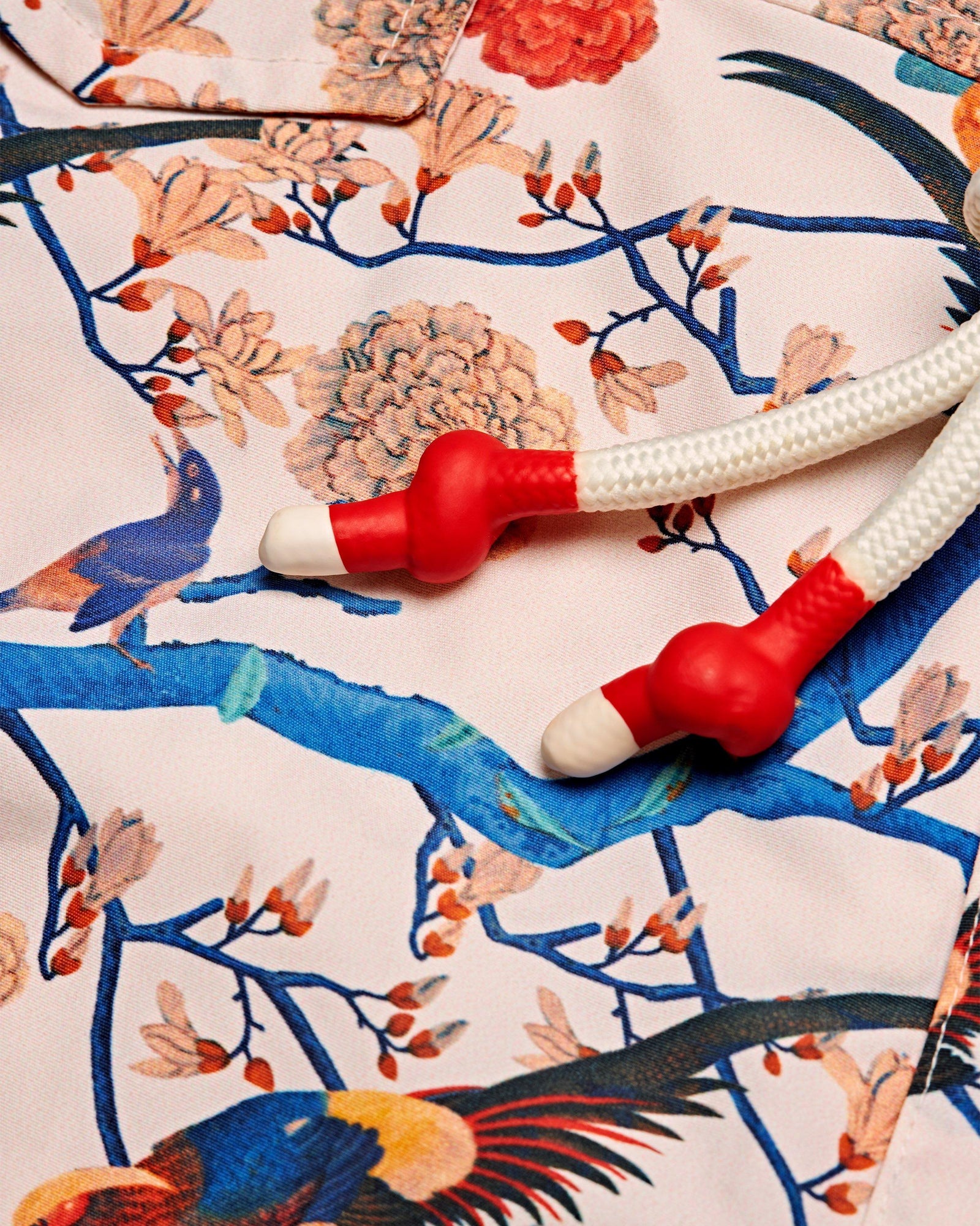 Standard Rose Flight Of Fantasy Mid-Length Drawcord Swim Shorts | Rose