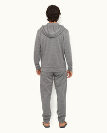 Grey Melange Smart Merino Classic Fit Sweatpants | Grey Melange