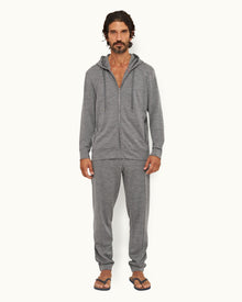 Grey Melange Smart Merino Classic Fit Sweatpants | Grey Melange