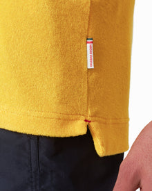 Men | Terry Towelling Polo | Yellow Blaze
