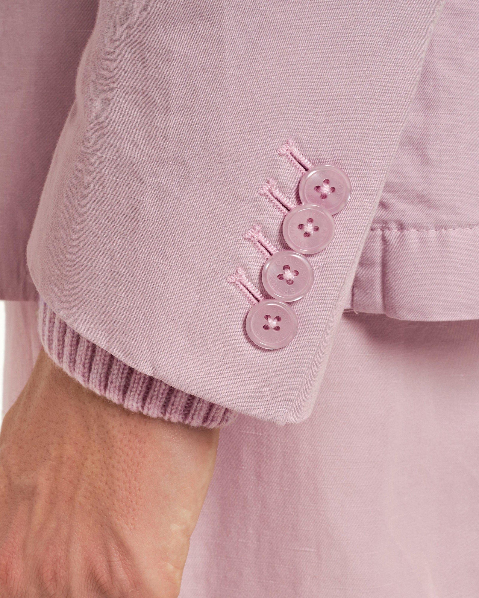 Conch Pink Two-Button Blazer | Conch Pink