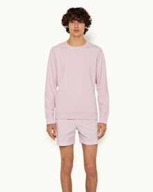 Conch Pink Garment Dye Organic Cotton Sweatshirt | Conch Pink