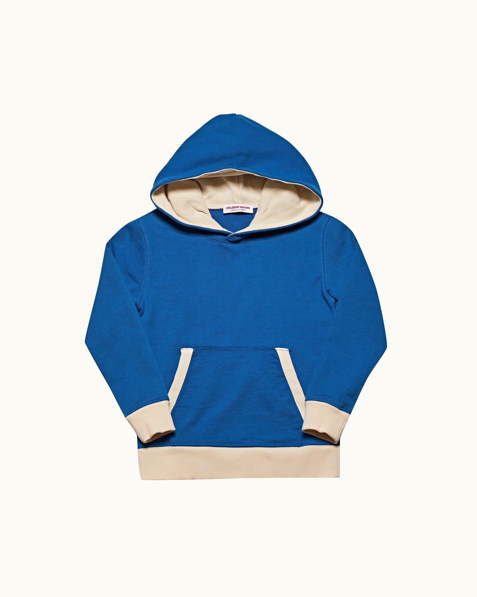 Kids | Night Iris Organic Cotton Tailored Fit Hooded Sweatshirt | Night Iris