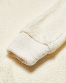 Kids | White Sand Mix Texture Hooded Sweatshirt | White Sand