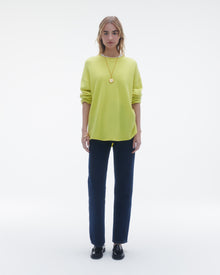 Unisex | Oversized Crew | Lemon