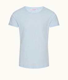 Ob-T Tailored Fit Crew Neck Organic Cotton T-Shirt | Ice Blue