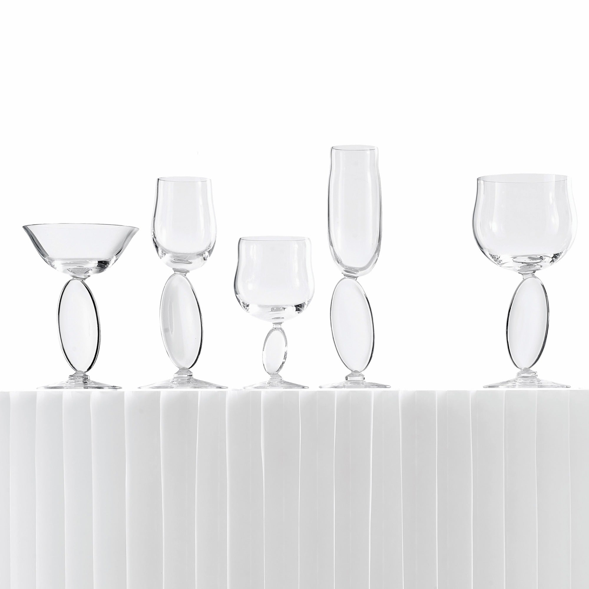 Omnia Twist Glasses | Clear Crystal | Set of 2