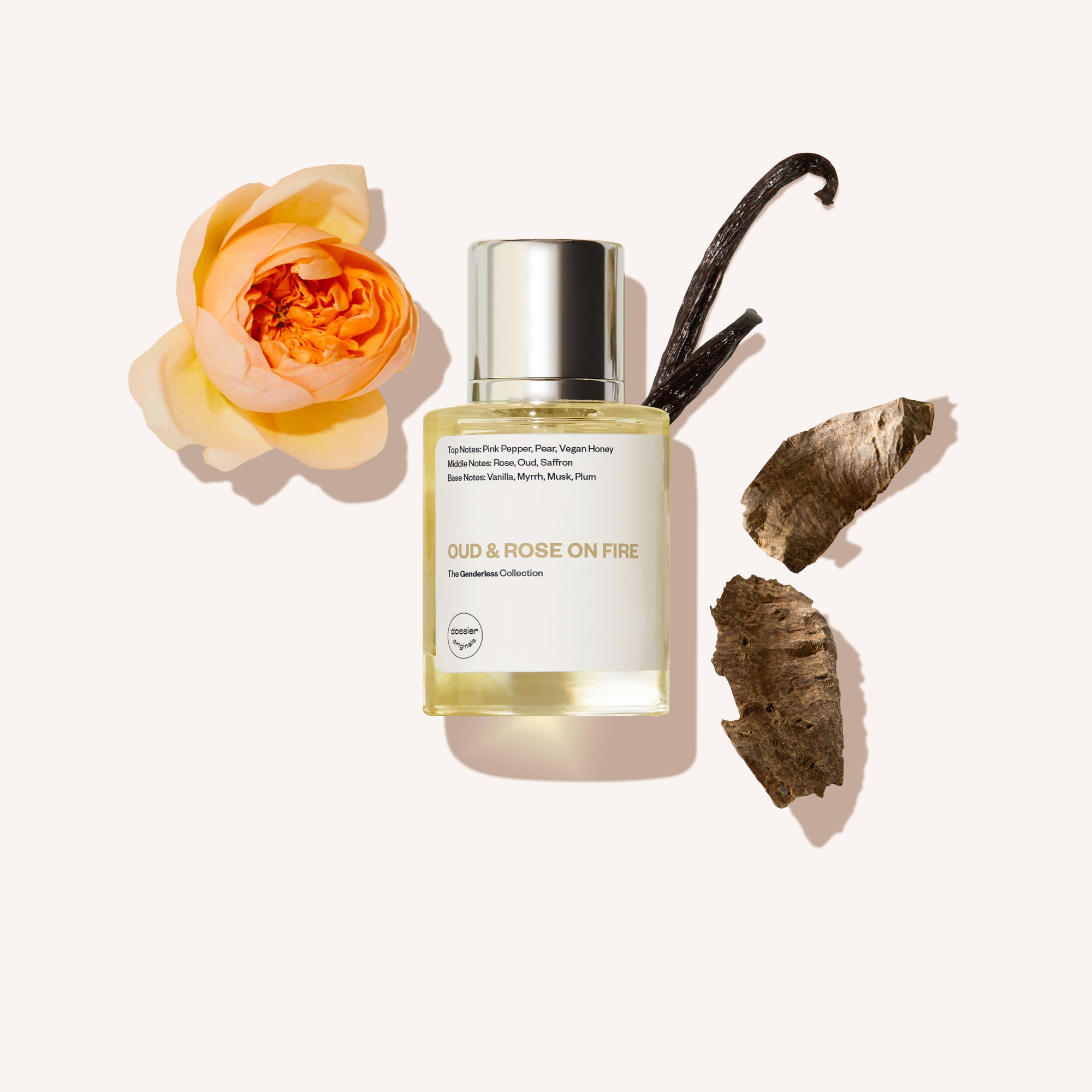 Unisex | Oud & Rose on Fire | Dossier Original (50 ml)