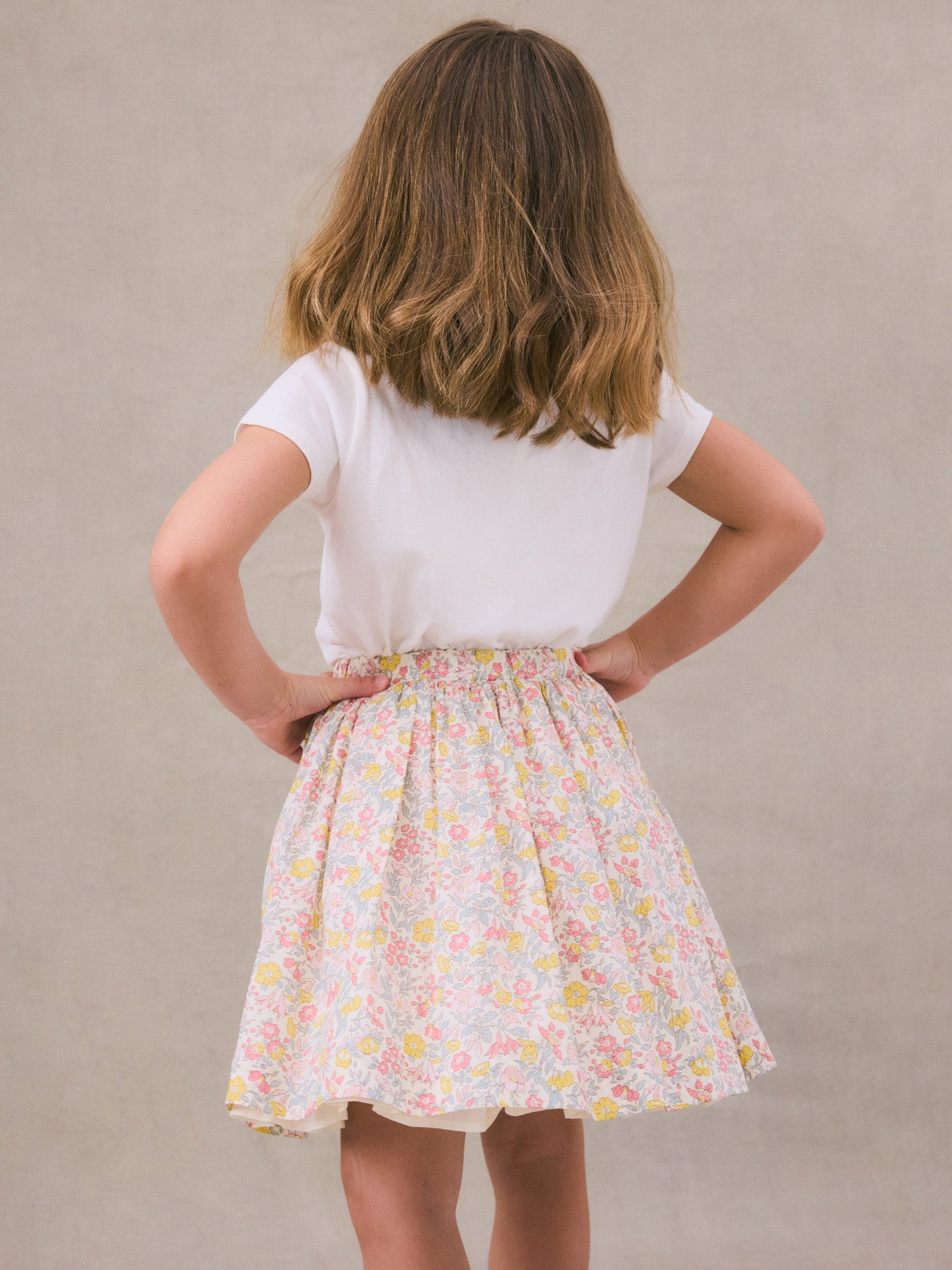 Girl | Suzon Skirt In Liberty Fabric | Pink Flowers