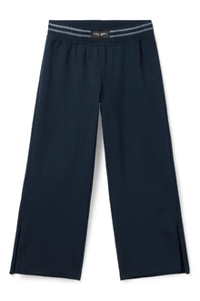 Women | Vintage Boxer Split Leg Crop Sweatpant | Past Midnight