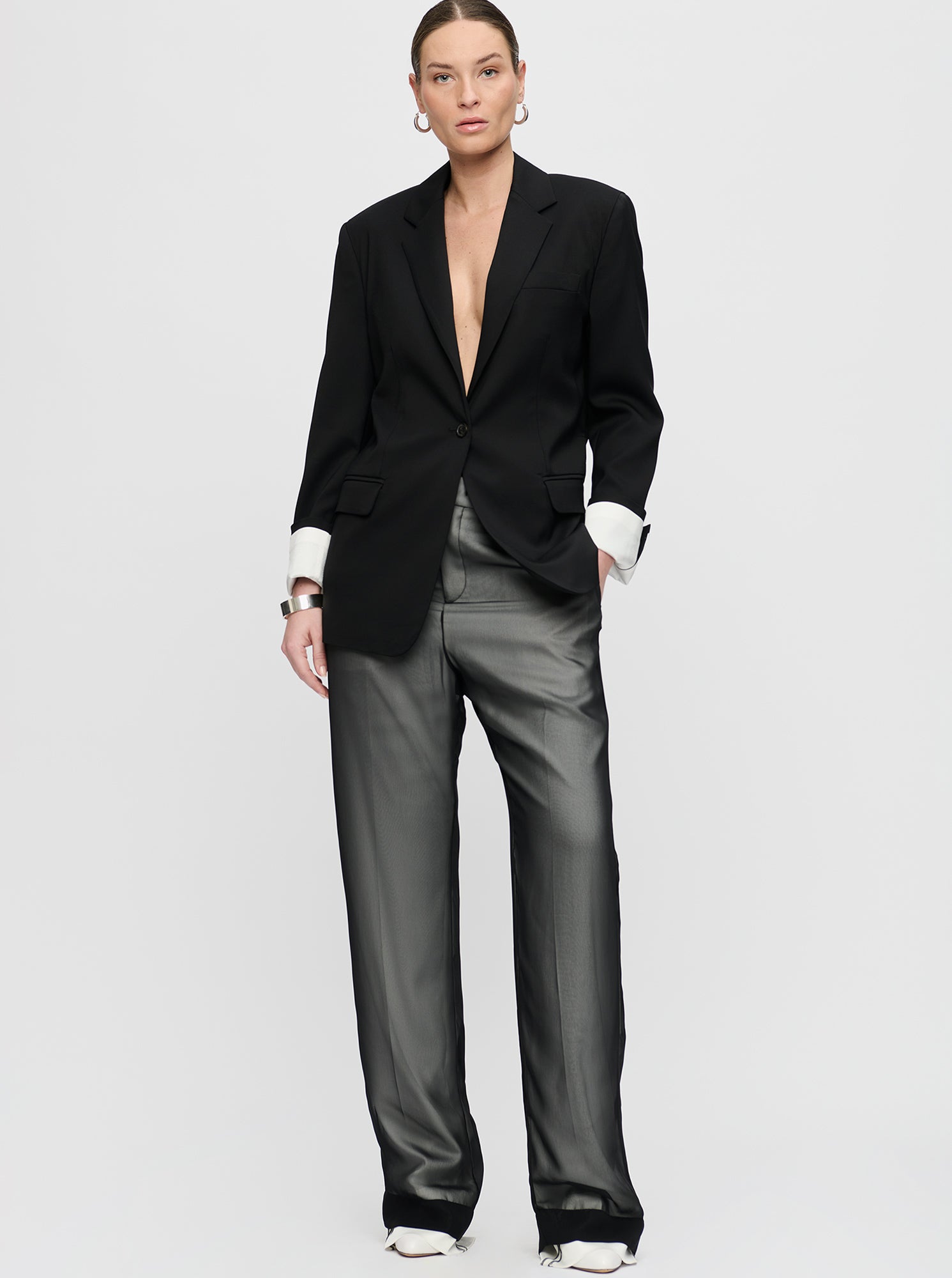 Denis Oversized Blazer | Black
