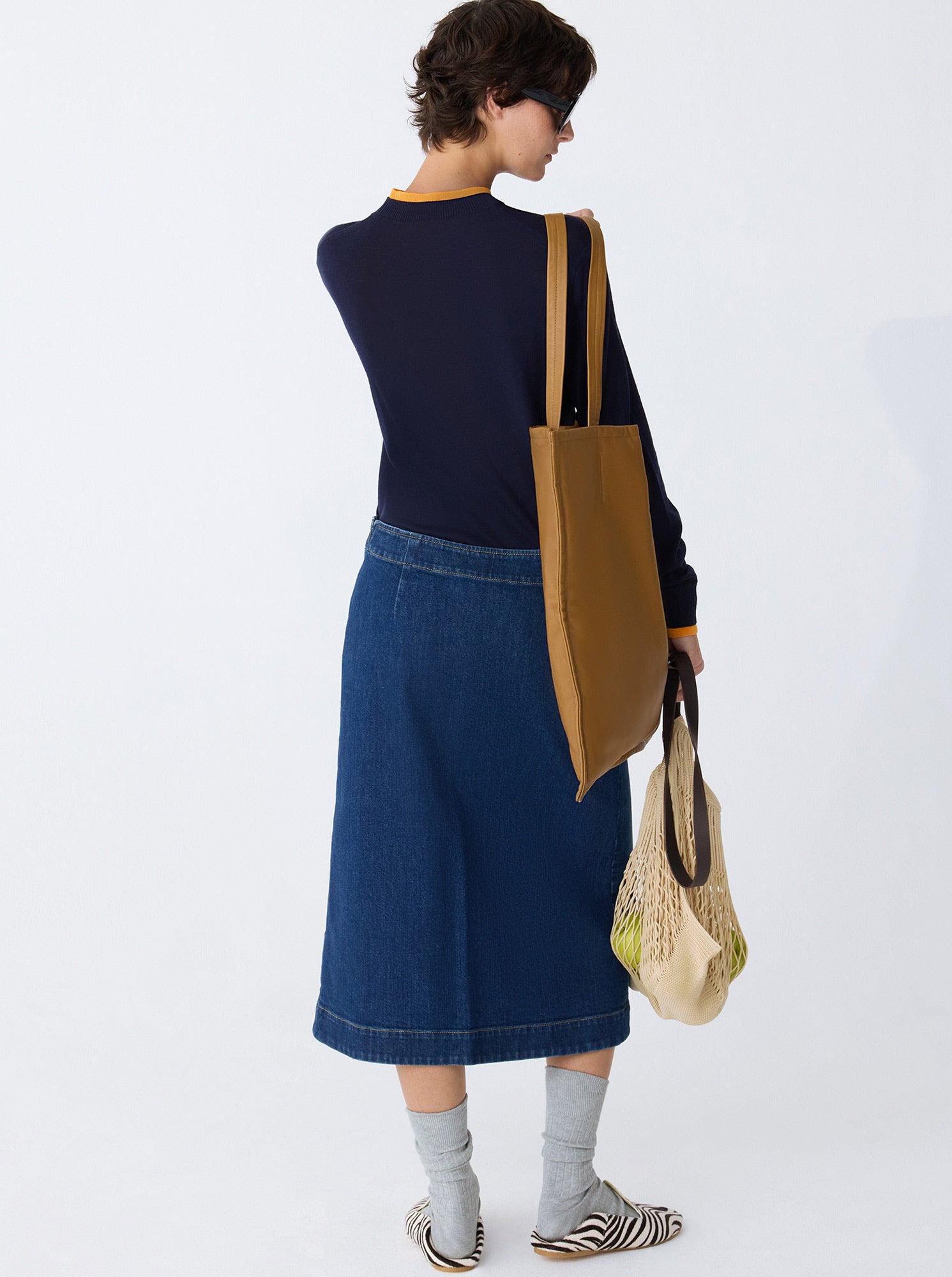 Fernanda Denim Skirt | Dark Indigo