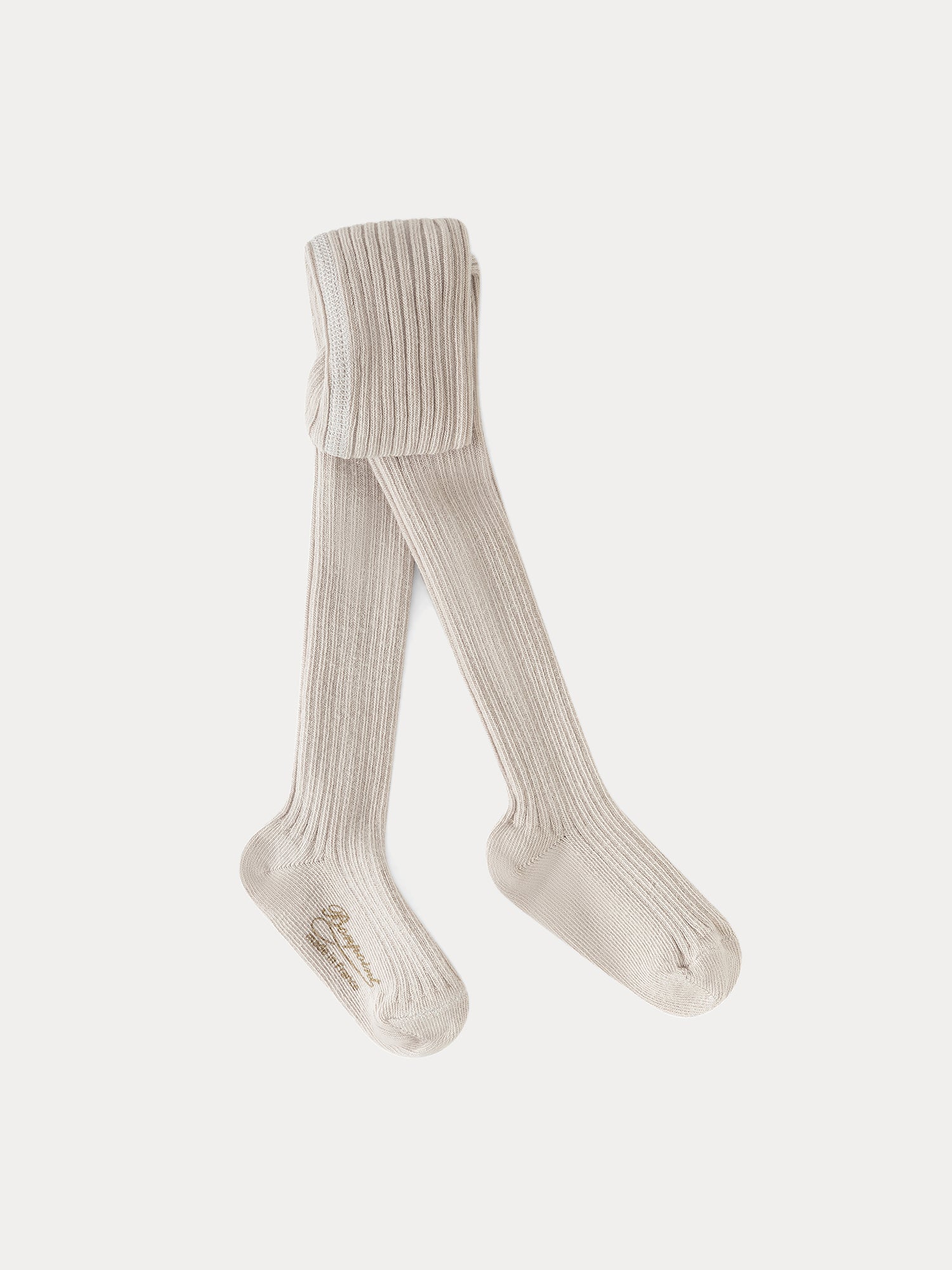 Unisex | Baby Ribbed Tights | Puce