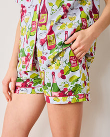 Wine Club - Short PJ Set - Vineyard Sky - Printfresh