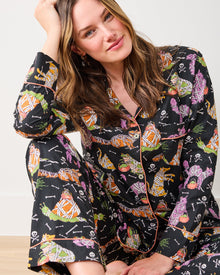 Monster Mash - Long PJ Set - Haunted House - Printfresh