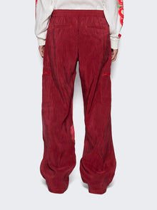 Men | Casella Meyer | Silk Dragon Cargo Pants | Red