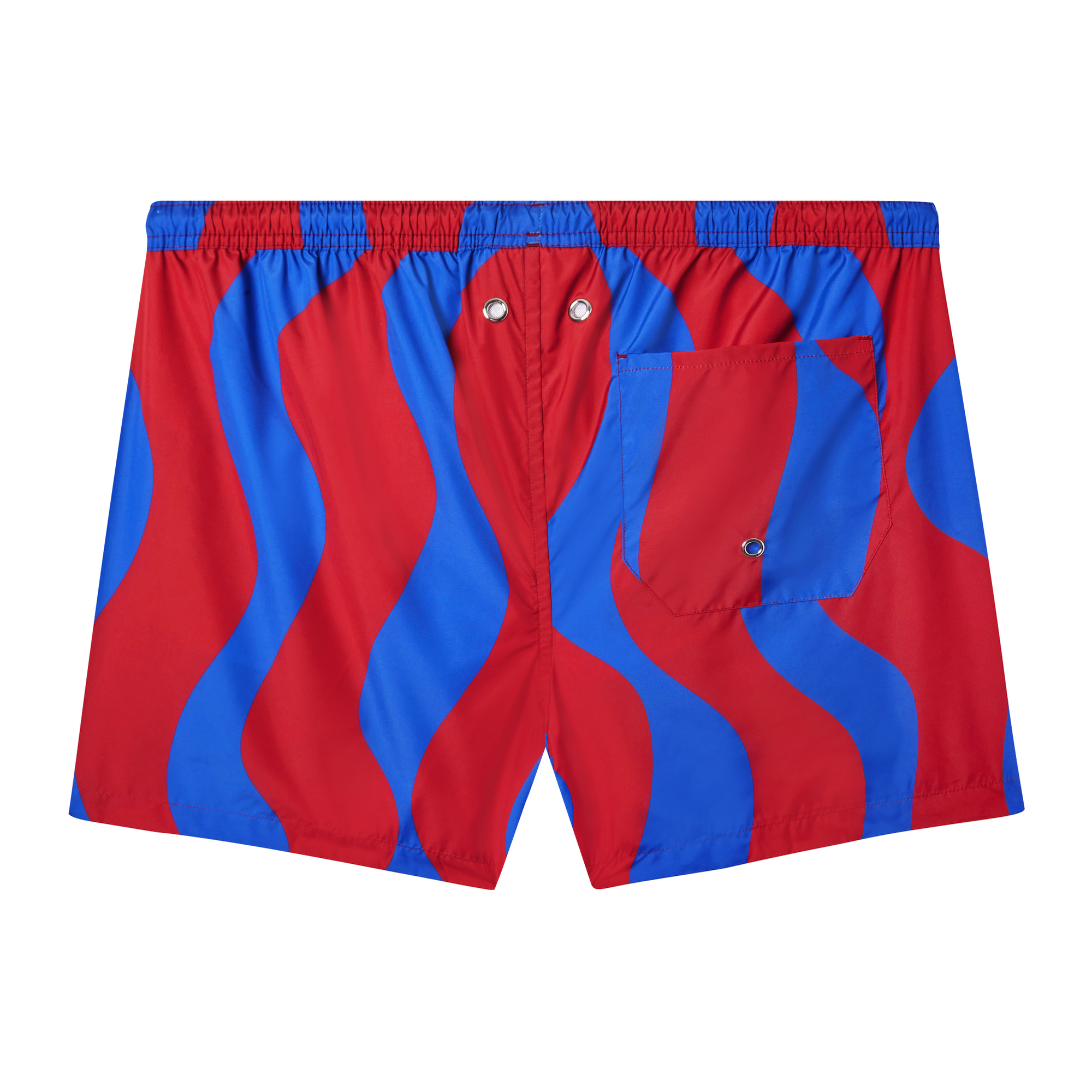 The Squiggle Short | Deep Cherry Blue