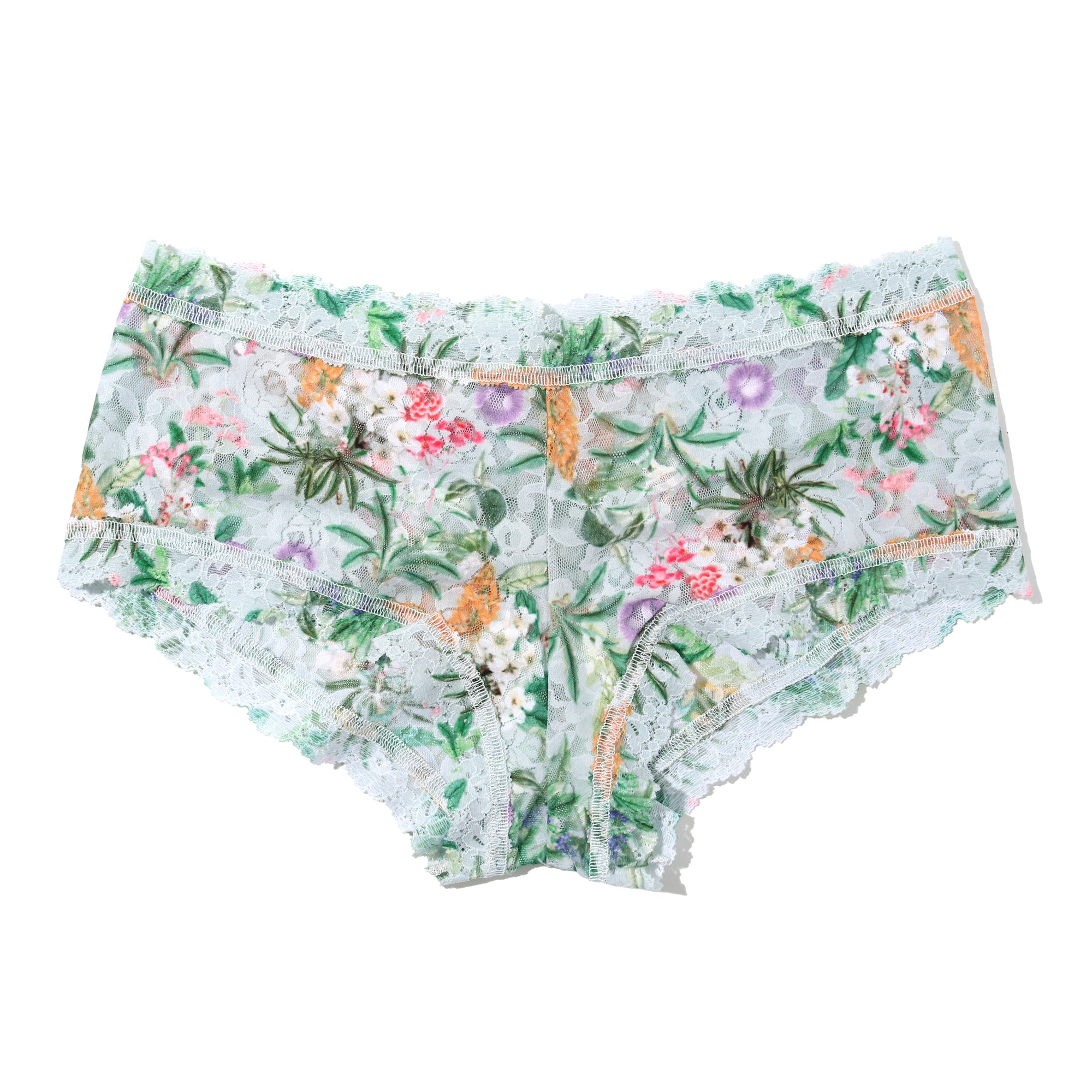 Signature Lace Boyshort | Floriculture (Green)