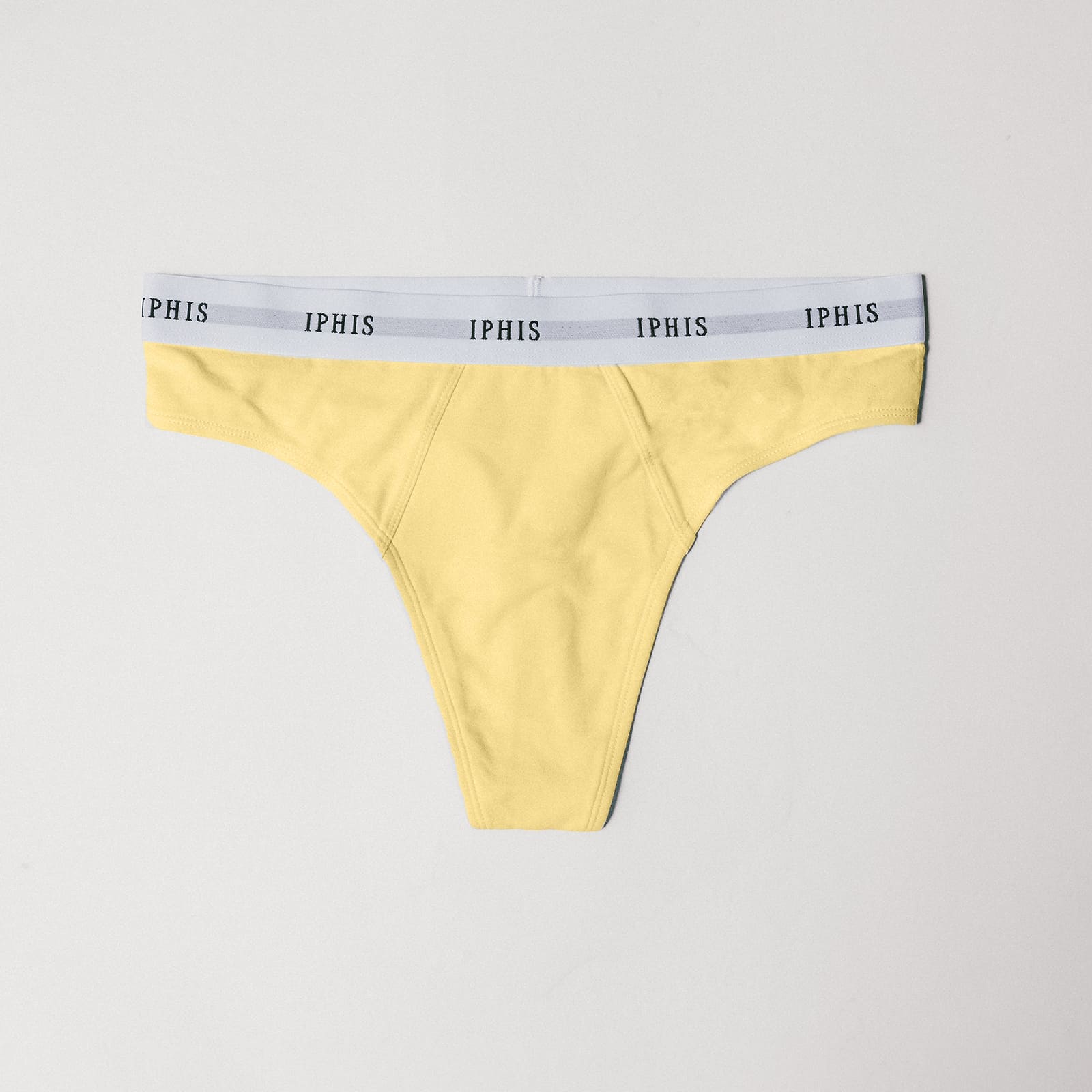 Pale Banana-Cotton-Thong-1