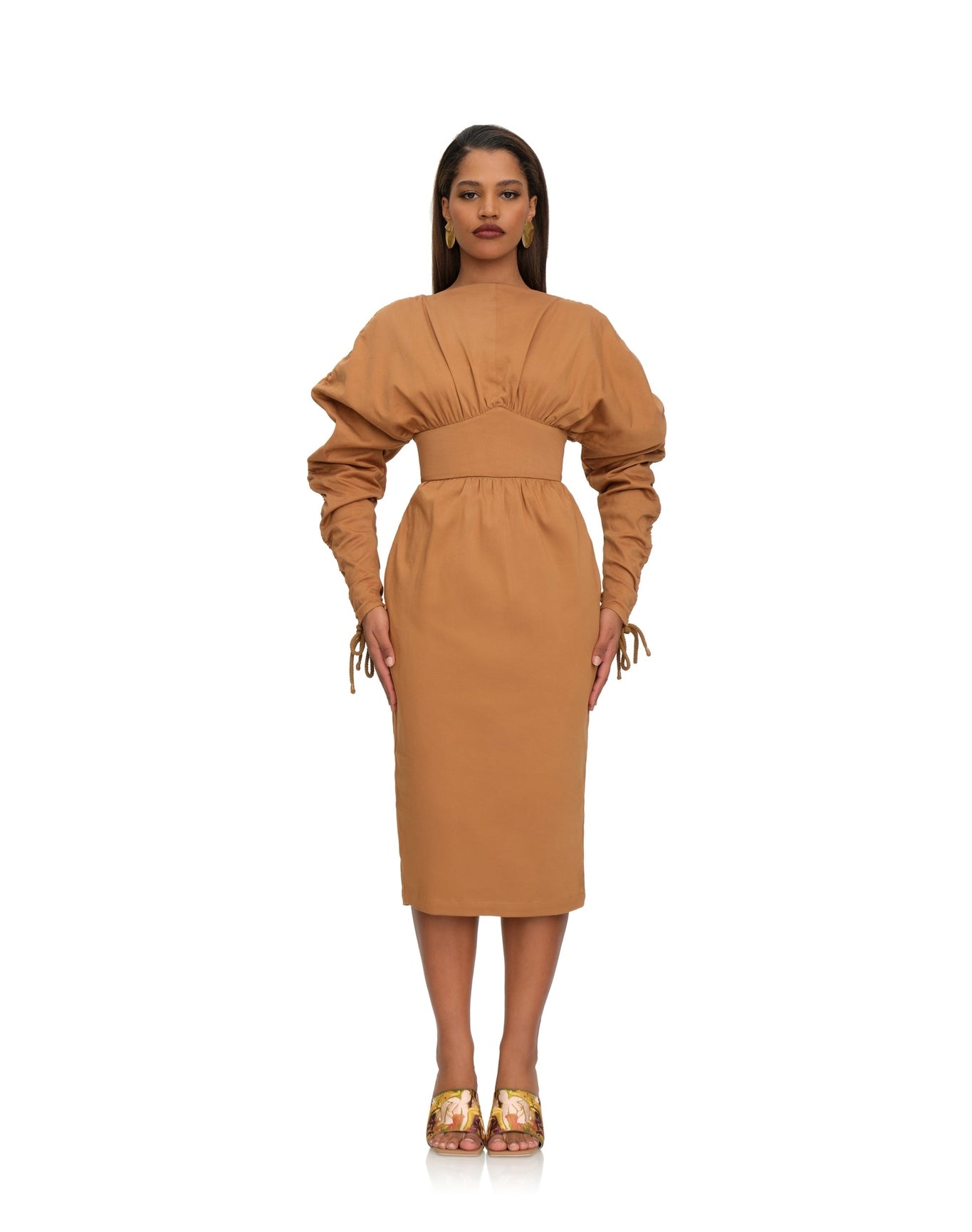Palla Dress | Caramel