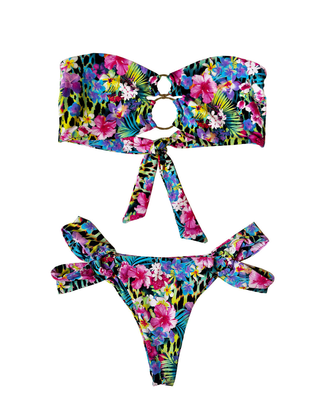 Grace Bandeau Top | Animal Print