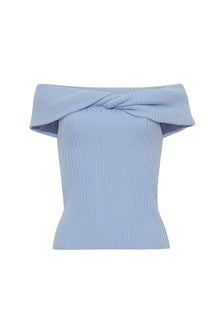 Petunia Top | Sky Blue